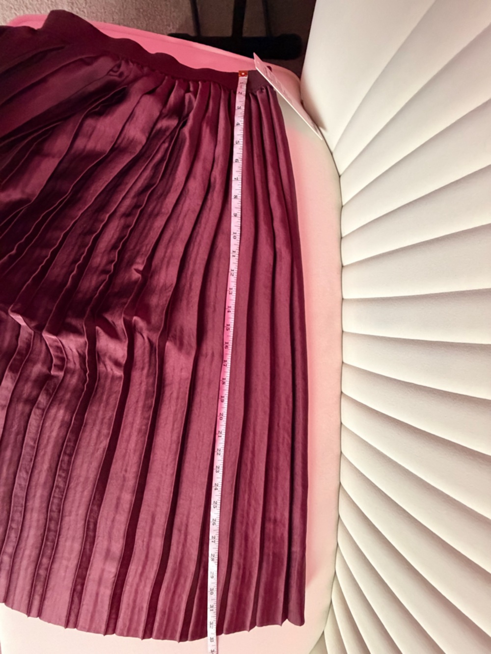 Lululemon Satin Pleated Midi Skirt | Size S - Picture 9 of 9